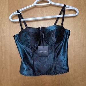 Jluxlabel Lingere Corset Bustier Top Small